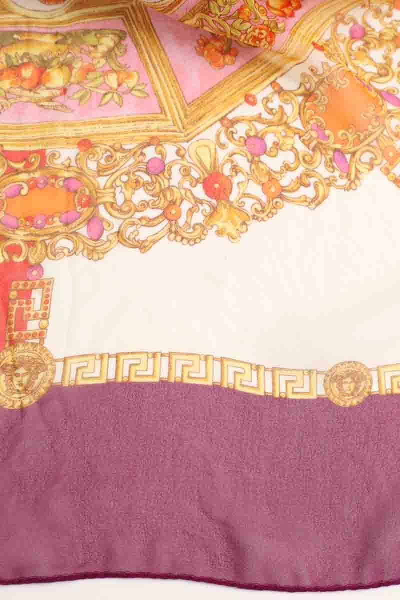 Écharpe Versace Multicolore en Soie