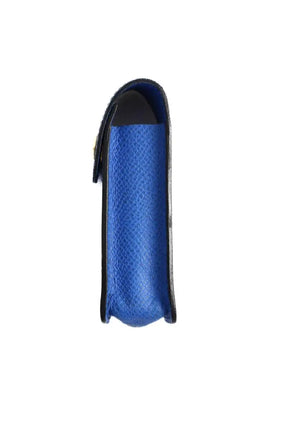 Ecrin pour rouge à lèvre Hermès Bleu en Cuir