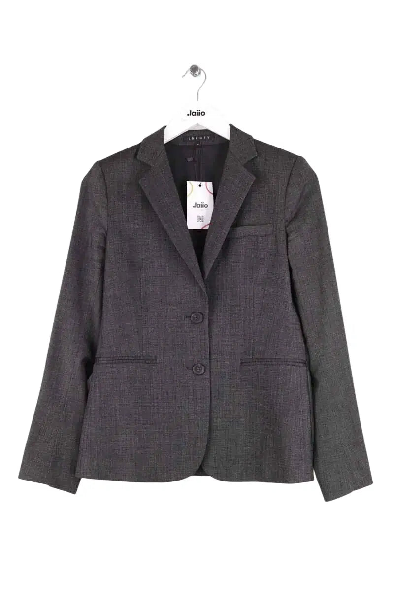 Blazer Theory Anthracite en Laine, taille S - Seconde Main