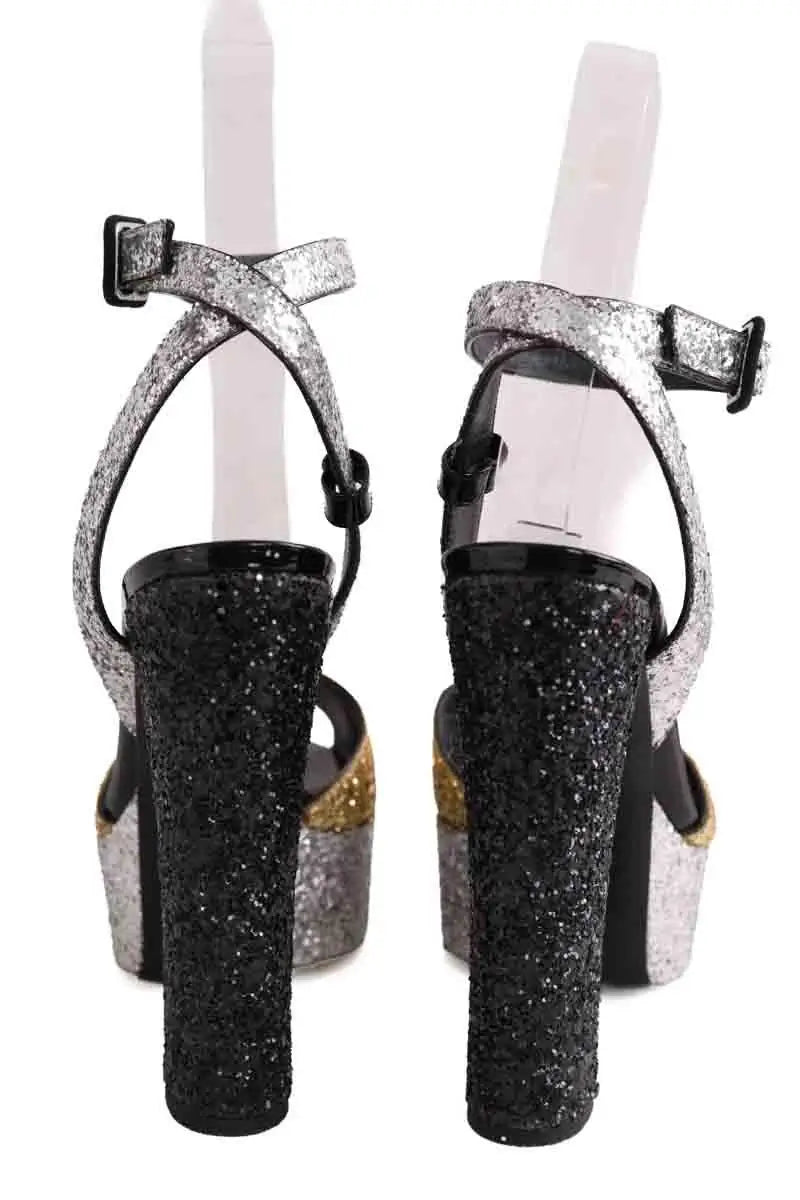 Talons Giuseppe Zanotti Argent en Cuir