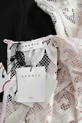 Mi-longueur Sandro  Noir