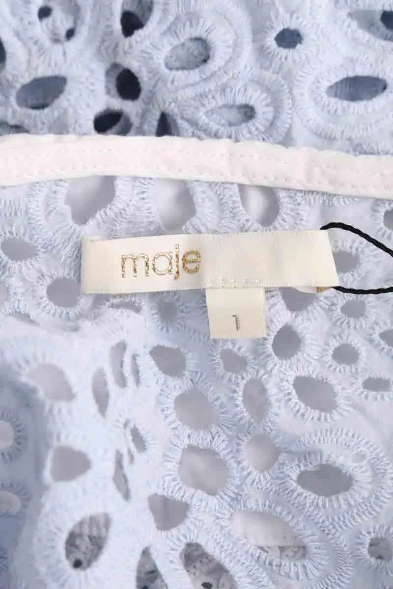Blouse Maje Bleu en Coton
