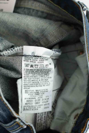 Droit Levi's 501 Bleu