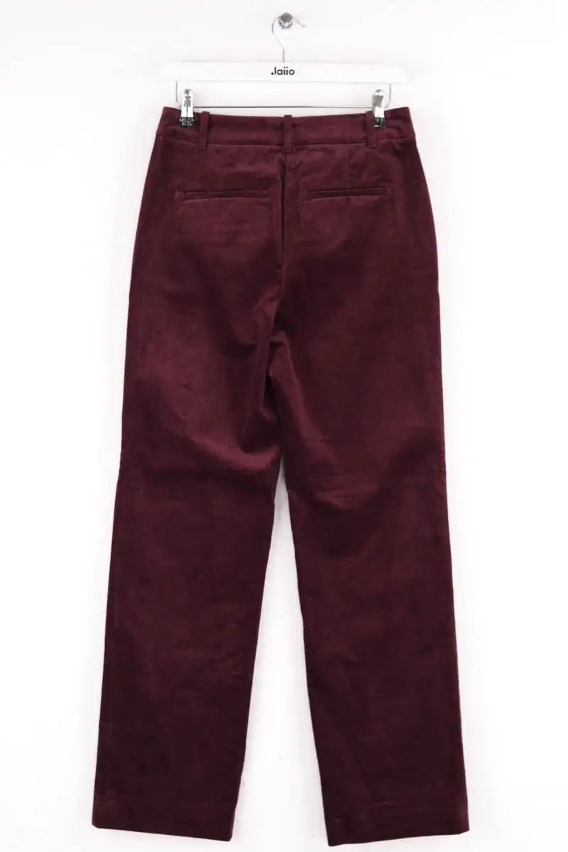 Pantalon large Boden Cord trousers Bordeaux en Coton