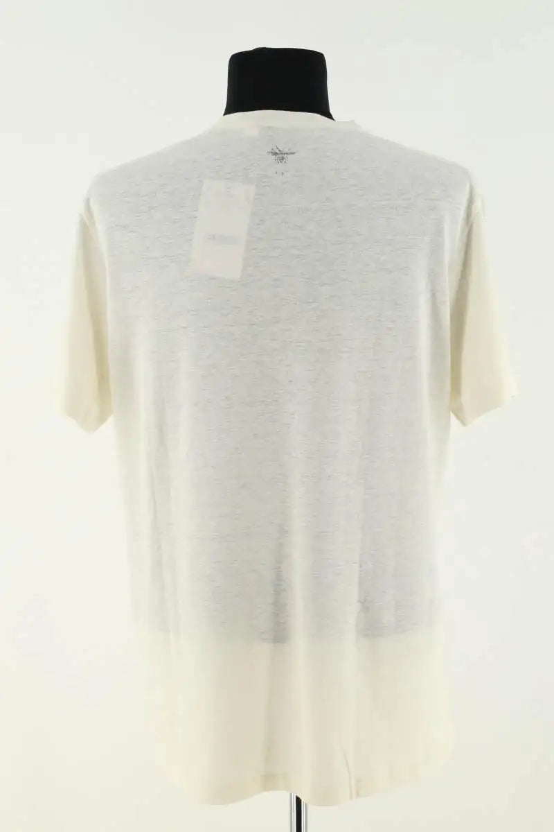 T-shirt Dior Ecru en Coton