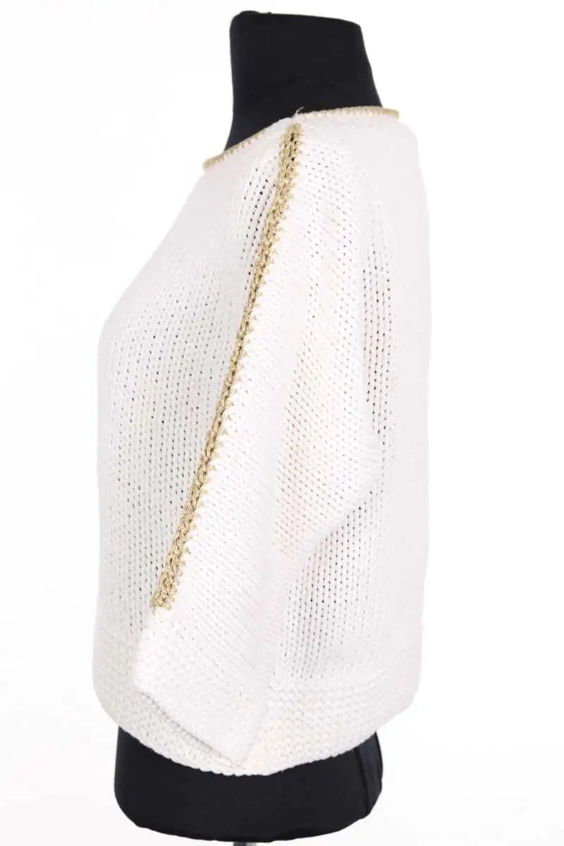 Pull Sonia Rykiel Blanc en Coton