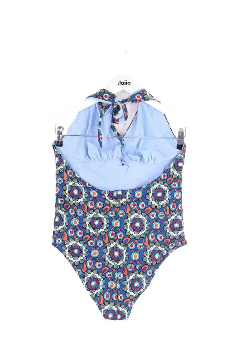 Maillot de bain Double Je Bleu en Synthétique