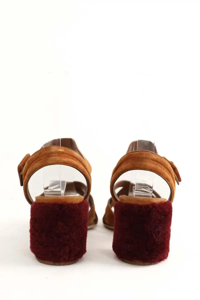 Talons Miu Miu  Marron