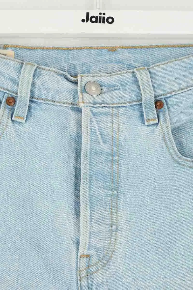 Jean droit Levi's 501 Bleu en Coton