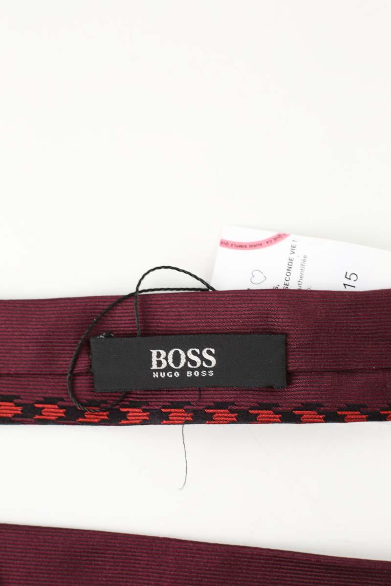 Cravate Boss  Bordeaux