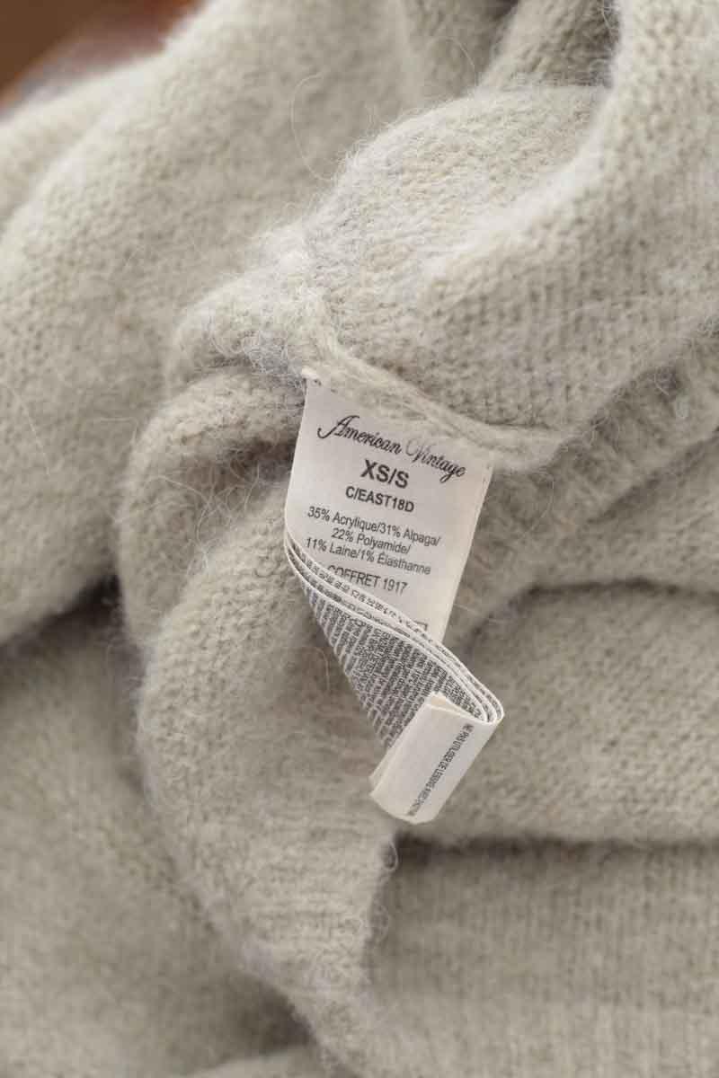 Pull-over American Vintage  Gris