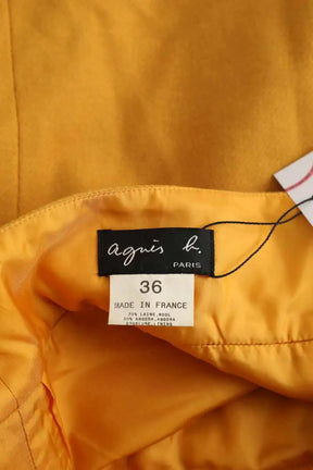 Mini jupe Agnès B.  Jaune