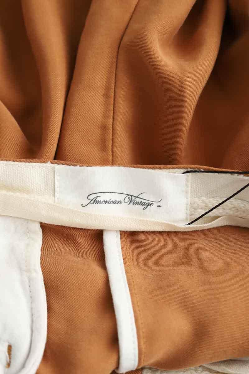Pantalon Carot American Vintage  Camel