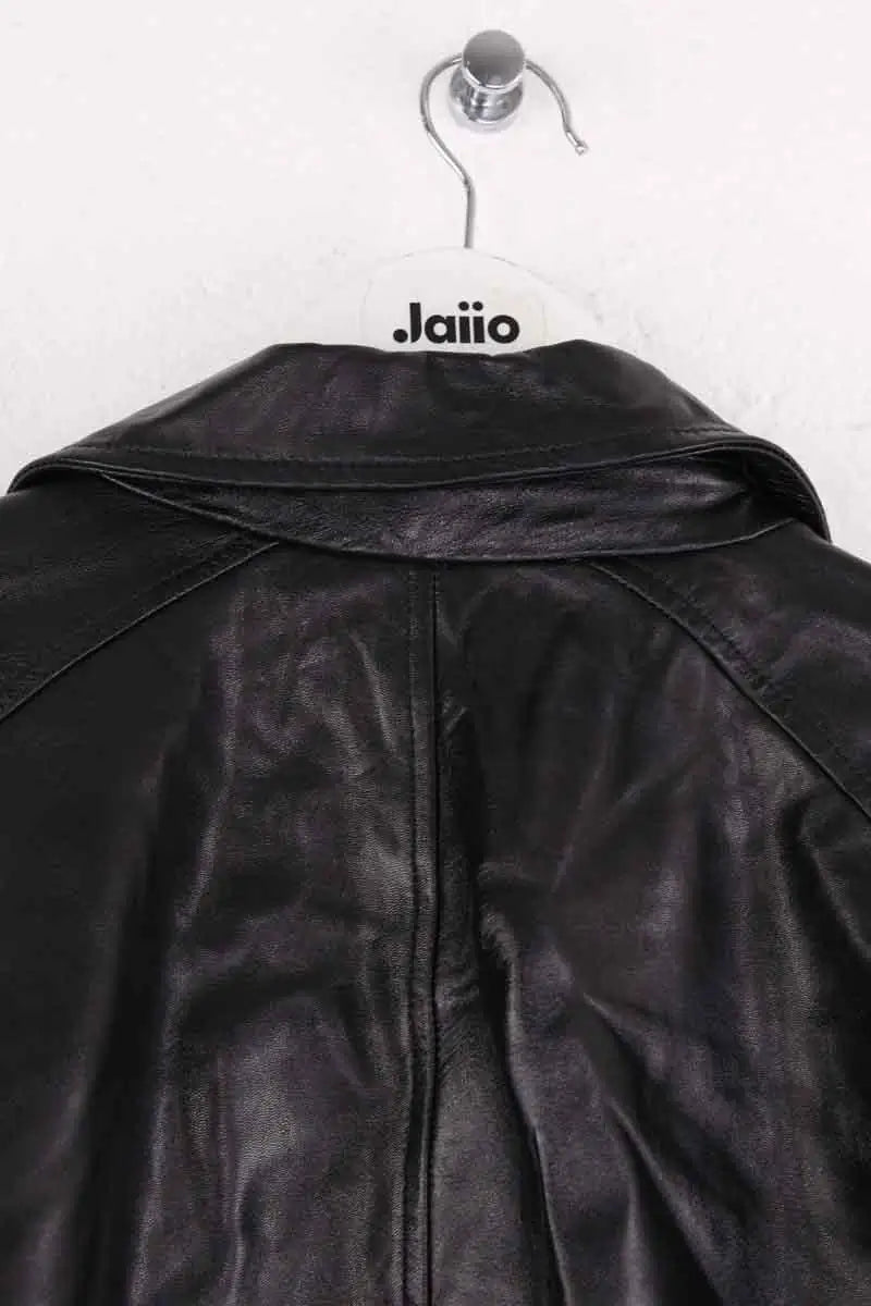 Blouson Sandro Noir en Cuir