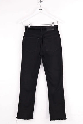 Jean droit Claudie Pierlot Noir en Coton - élasthanne