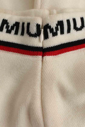Mini Miu Miu  Ecru