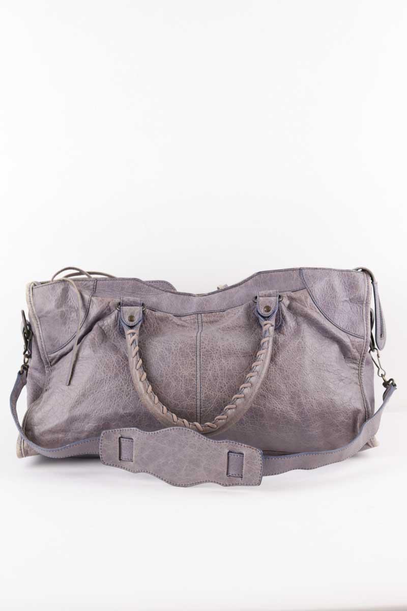 Sacs à main Balenciaga City Gris