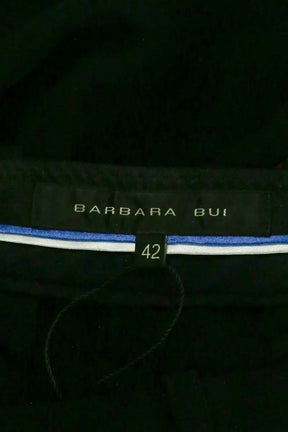Pantalon droit Barbara Bui Noir en Synthétique
