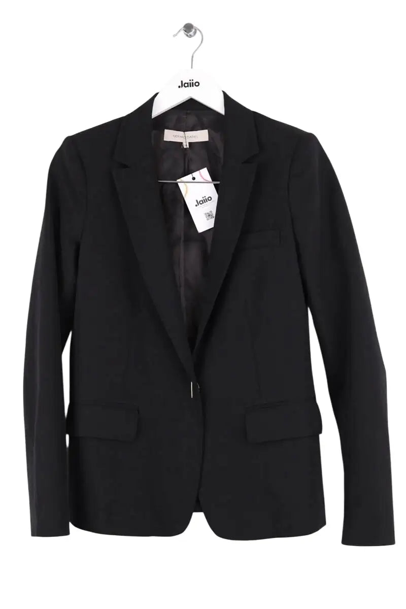 Blazer Gerard Darel Noir en Synthétique, taille S - Seconde Main