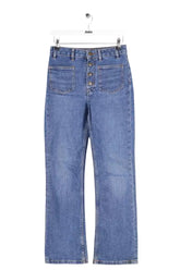 Jean bootcut Maje Bleu en Coton - élasthanne, taille XS - Seconde Main