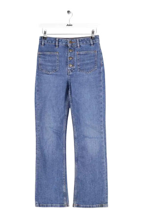 Jean bootcut Maje Bleu en Coton - élasthanne, taille XS - Seconde Main