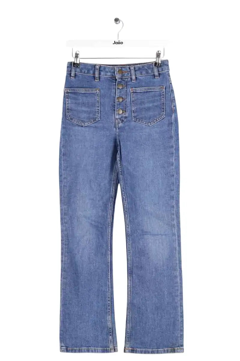 Jean bootcut Maje Bleu en Coton - élasthanne, taille XS - Seconde Main