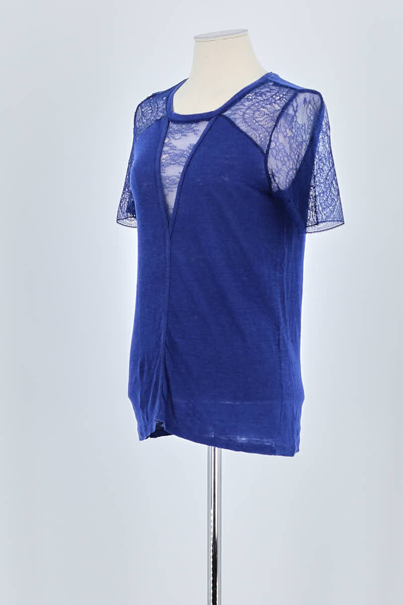 T-shirt Sandro  Bleu