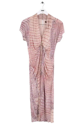 Robe Roberto Cavalli Rose en Viscose, taille M - Seconde Main