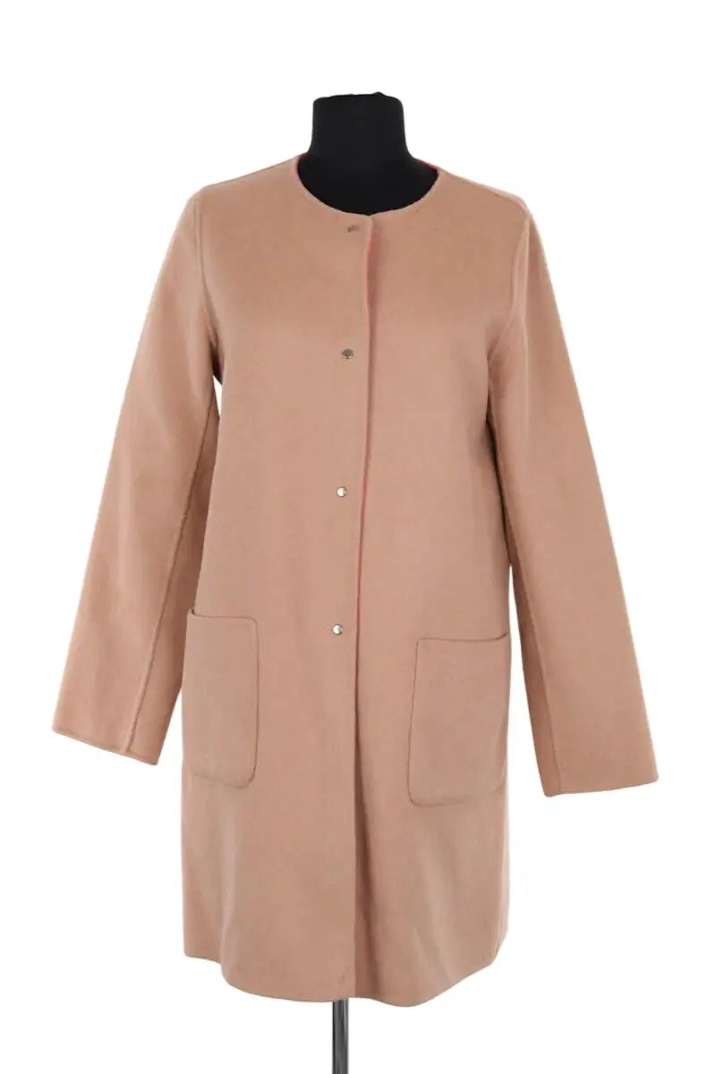 Manteau Réversible Gerard Darel Camel en Laine, taille S - Seconde Main