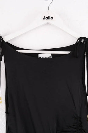 Robe Ganni Noir en Viscose