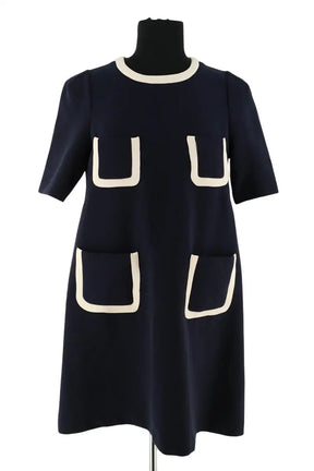 Robe Tara Jarmon Bleu en Synthétique, taille L - Seconde Main