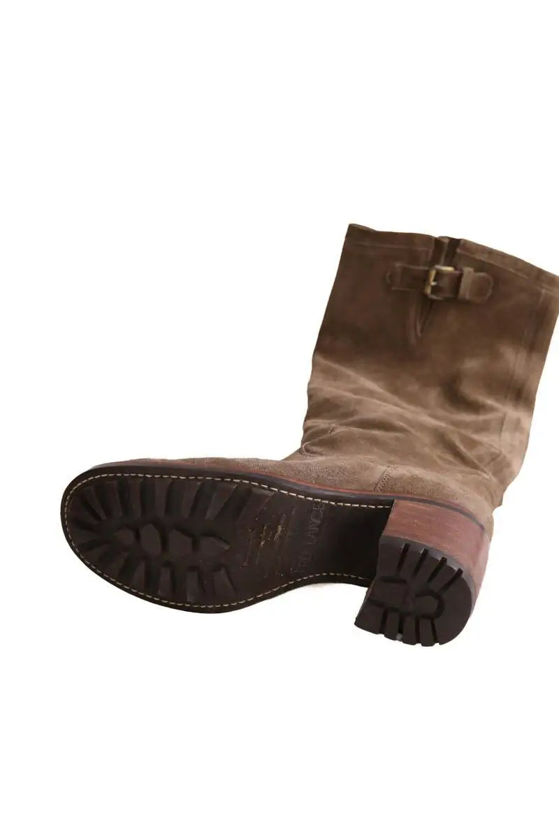 Bottes Free Lance Kaki en Daim
