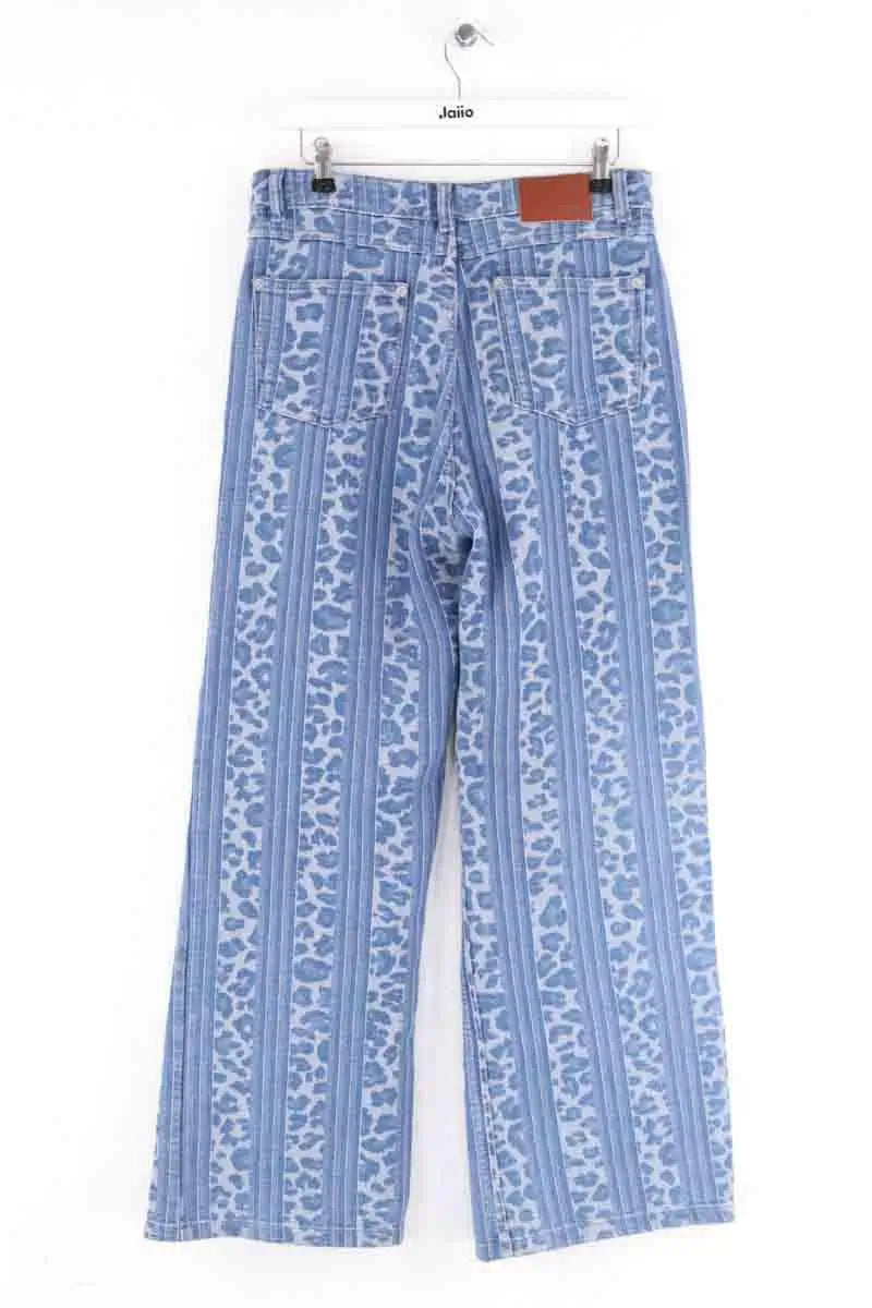 Jean large Balzac Bleu en Coton