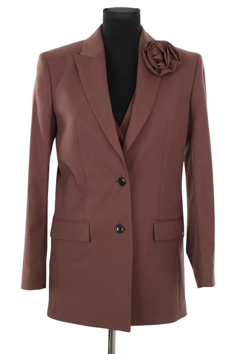 Ensemble 3 pièces Hugo Boss Marron en Polyester, taille S - Seconde Main