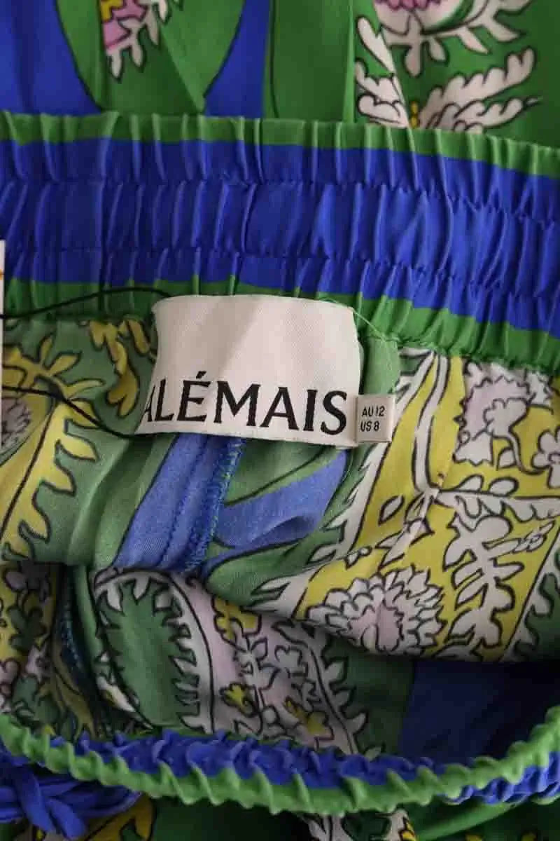 Ensemble deux pièces Alemais Vert en Soie