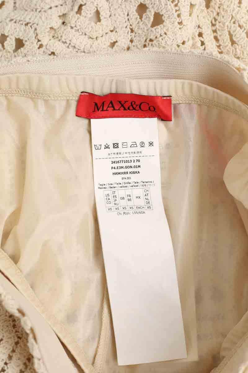 Ensemble jupe Max & Co Ecru en Polyester