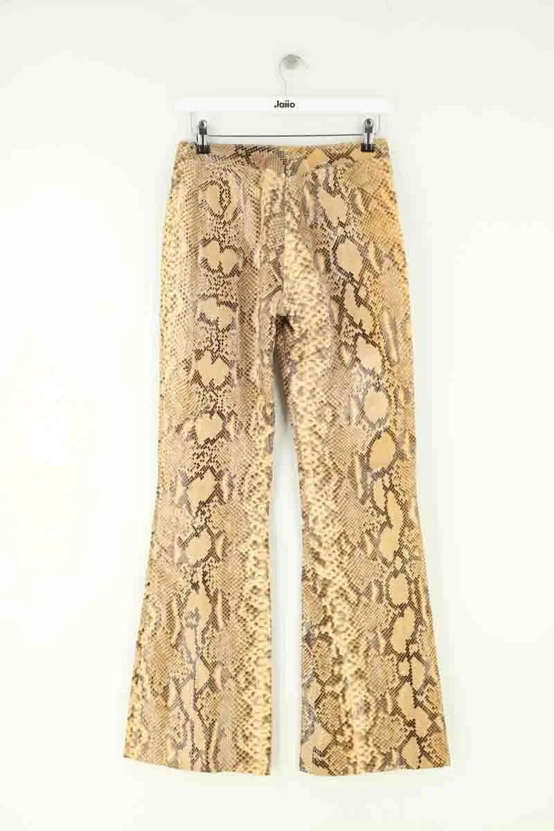 Ensemble python Jitrois Camel en Cuir