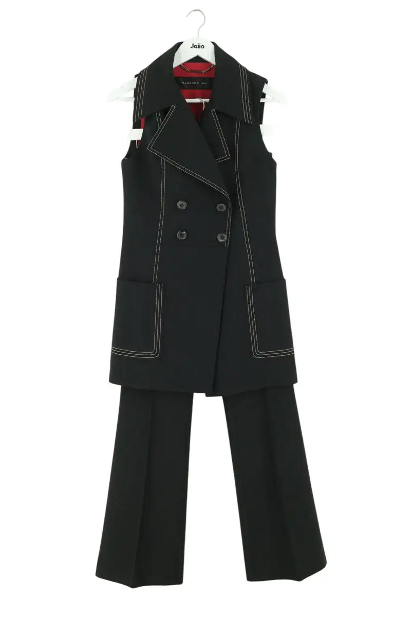 Ensemble tailleur Barbara Bui Noir en Synthétique, taille M - Seconde Main