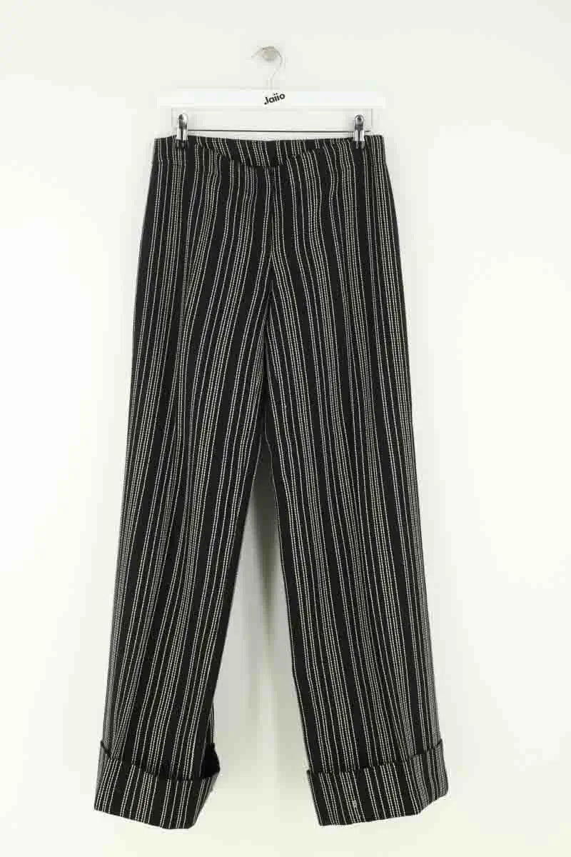 Ensemble tailleur rayé Ferre Noir en Laine