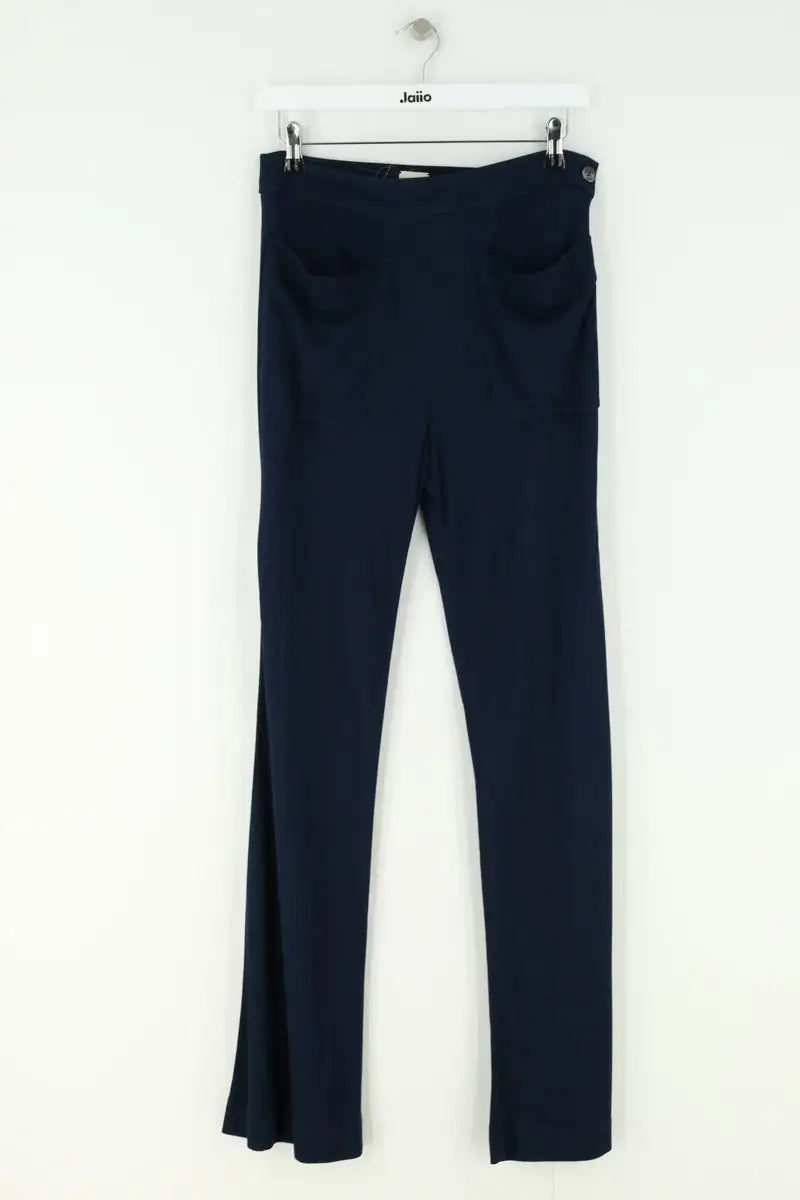 Ensemble top et pantalon Hermès Bleu en Viscose