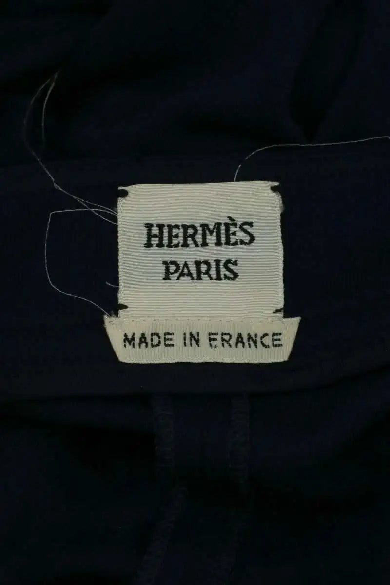 Ensemble top et pantalon Hermès Bleu en Viscose