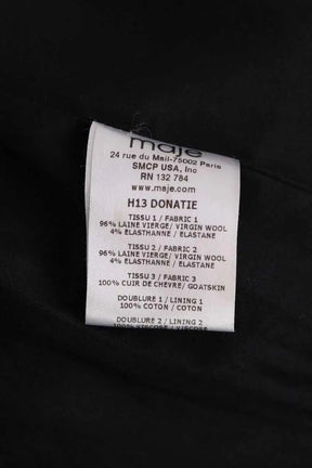 Blazer Maje Marine en Laine