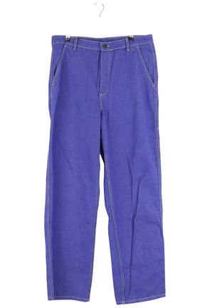 Pantalon droit American Vintage Bleu en Coton, taille L - Seconde Main