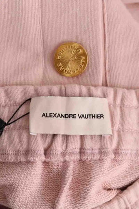Pantalon droit Alexandre Vauthier Rose en Coton