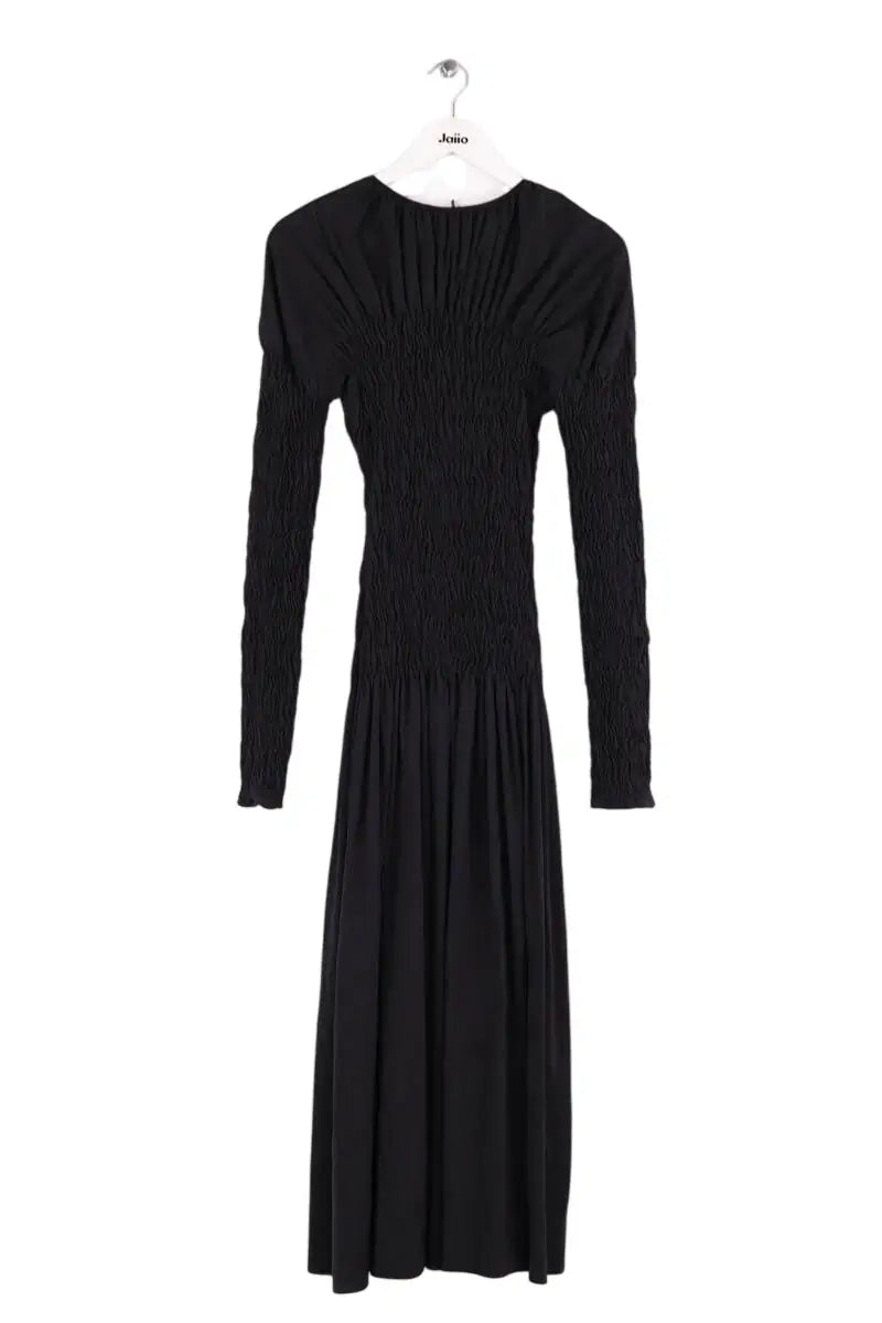 Robe Lemaire Noir en Soie, taille S - Seconde Main