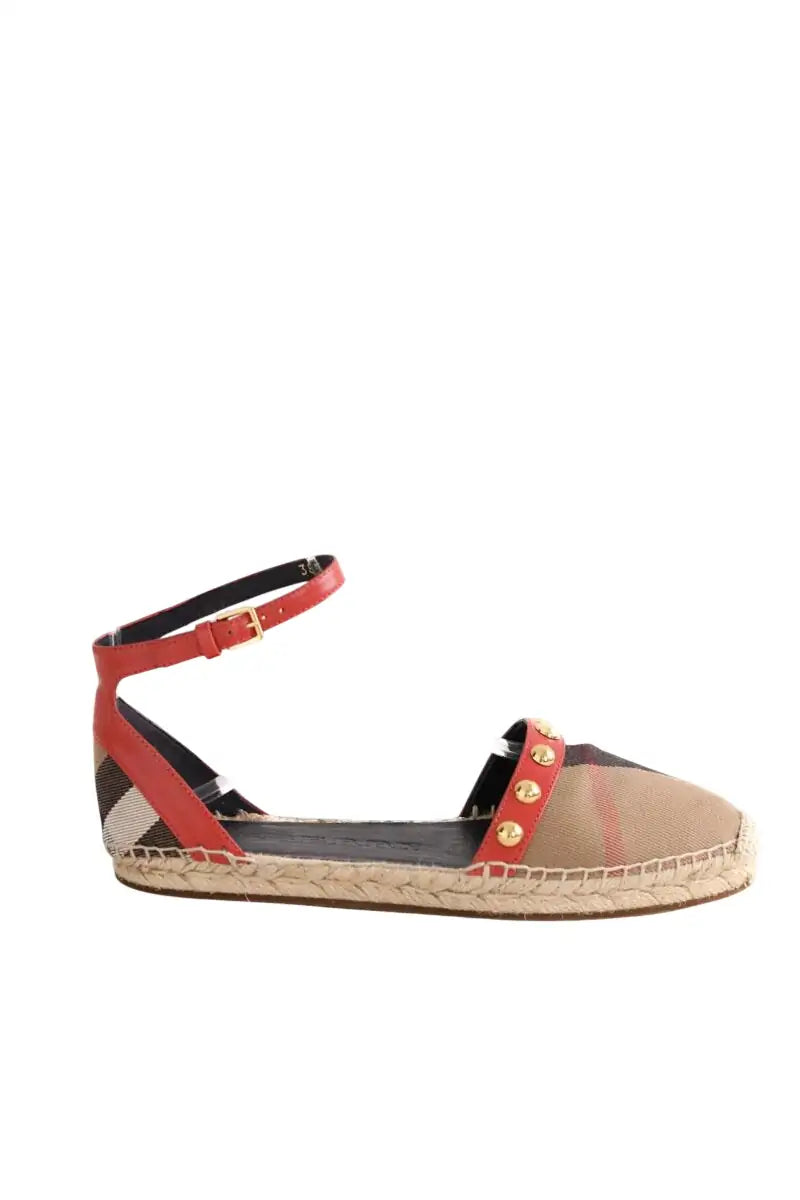 Espadrilles Burberry Beige en Tissu, taille 39 - Seconde Main