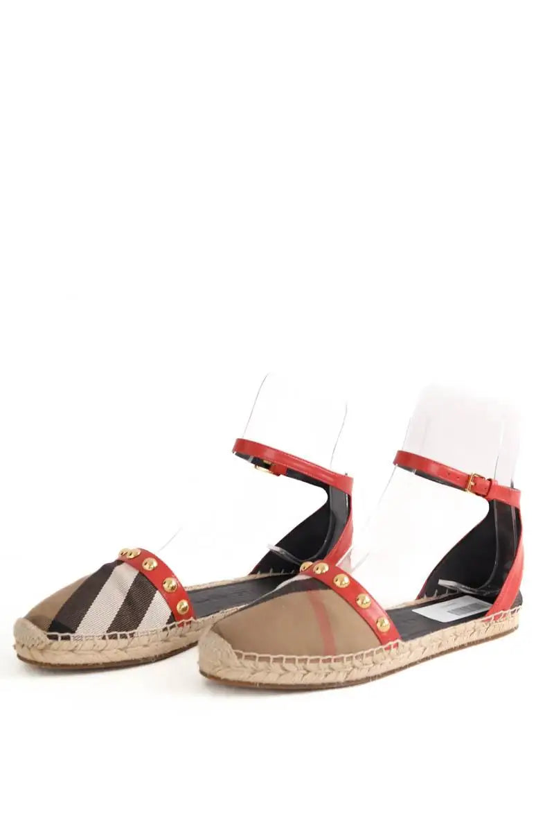 Espadrilles Burberry Beige en Tissu