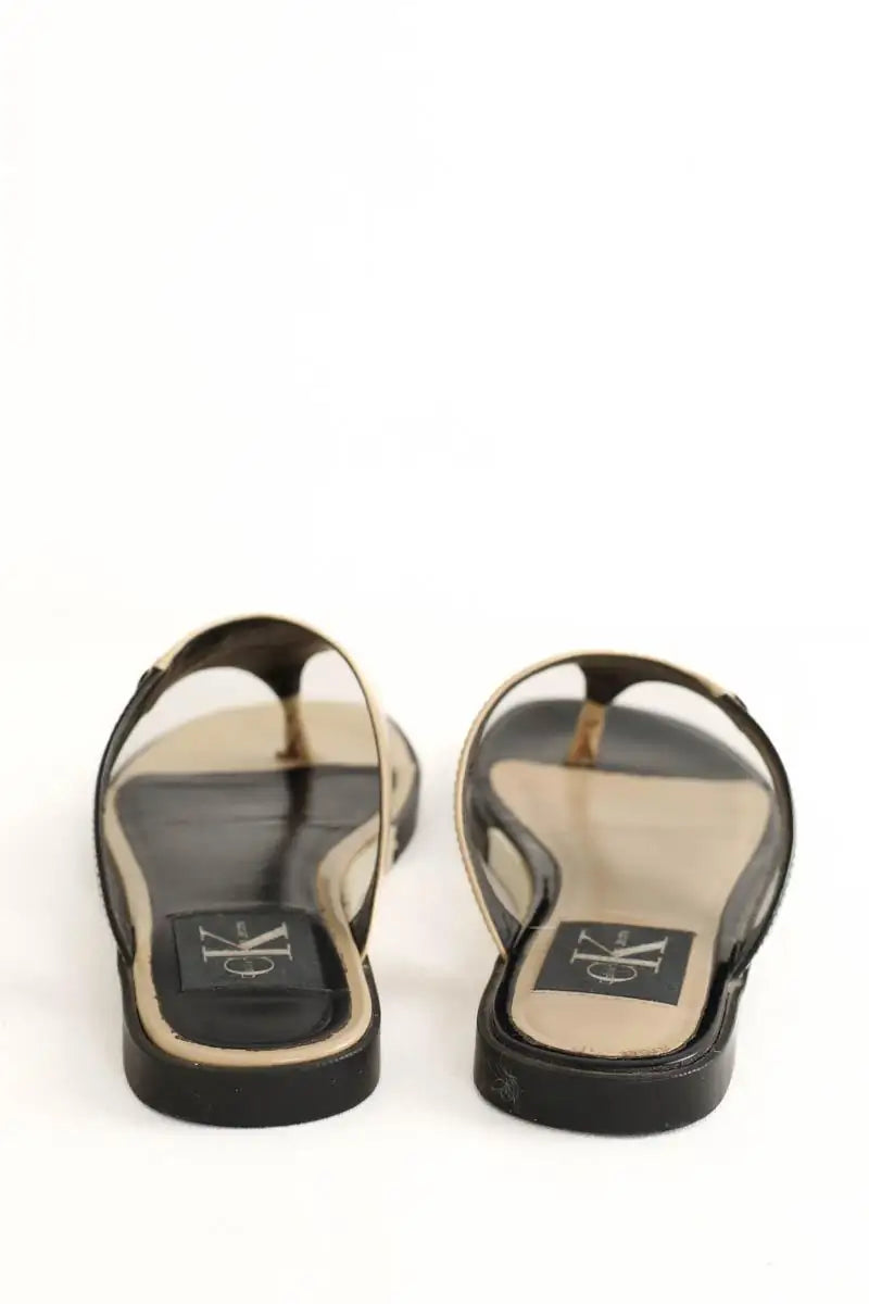 Espadrilles Calvin Klein Beige en Caoutchouc