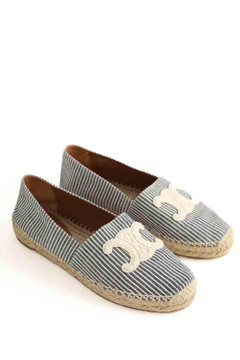 Espadrilles Celine Bleu en Tissu
