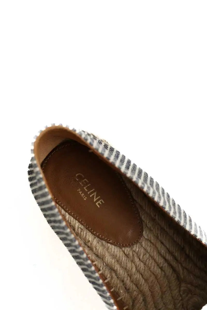 Espadrilles Celine Bleu en Tissu